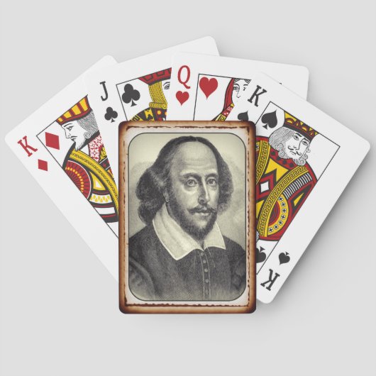 William Shakespeare Portrait Cards トランプ (裏面)