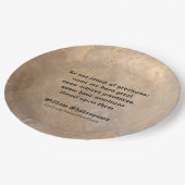 William Shakespeare Quote - Greatness Paper Plates ペーパープレート (アングル)