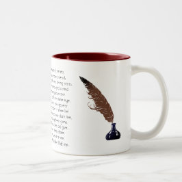 William Shakespeare Sonnet 31 Two-Tone Coffee Mug ツートーンマグカップ