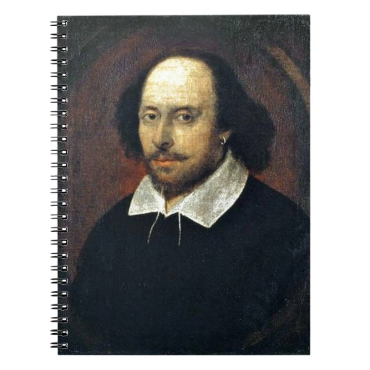 William Shakespeare Spiral Notebook ノートブック (正面)