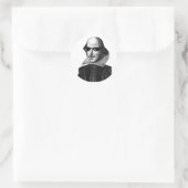 William Shakespeare With Sunglasses  ラウンドシール (バッグ)