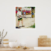 William Tell, 'Peeps into the 過去', publishe ポスター (キッチン)