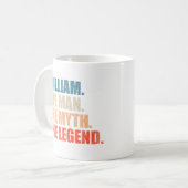 William The Man The Myth The Legend コーヒーマグカップ (正面左)