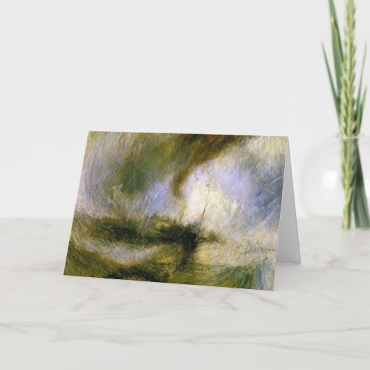 william turner – 吹雪 カード (正面)