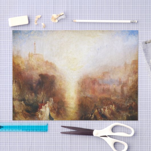 William Turner – 墓への訪問 薄葉紙 (クラフト)