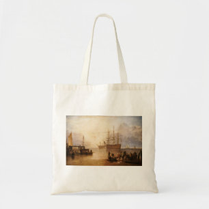 William Turner – 太陽が蒸気で沈む トートバッグ