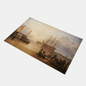 William Turner – 太陽が蒸気で沈む ドアマット (アングル)