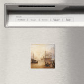 William Turner – 太陽が蒸気で沈む マグネット (インサイチュ (食洗機))