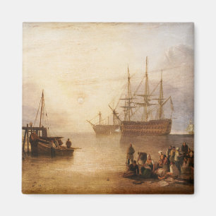 William Turner – 太陽が蒸気で沈む マグネット