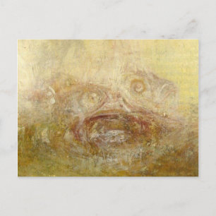 william turner – 海のモンスターとサンライズ(詳細 ポストカード