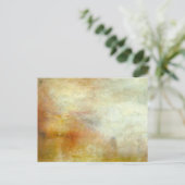 william turner – 湖の上に沈む太陽 ポストカード (スタンド正面)