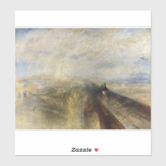 William Turner – 雨、蒸気、および速度 シール (シート)