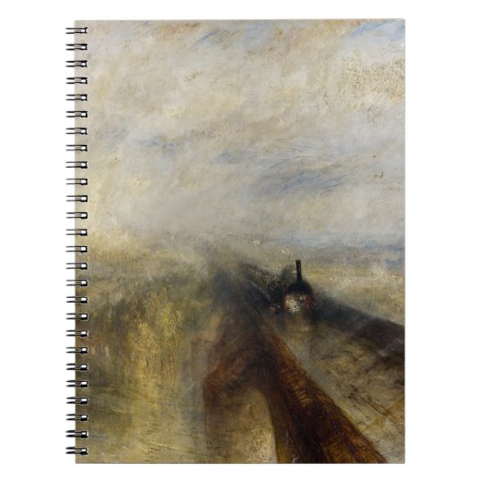 William Turner – 雨、蒸気、および速度 ノートブック (正面)