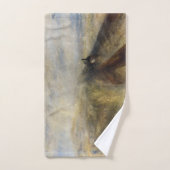 William Turner – 雨、蒸気、および速度 バスタオルセット (ハンドタオル)