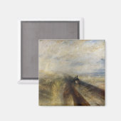 William Turner – 雨、蒸気、および速度 マグネット (正面/裏面)