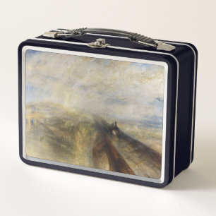 William Turner – 雨、蒸気、および速度 メタルランチボックス