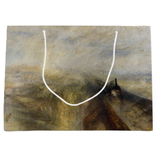 William Turner – 雨、蒸気、および速度 ラージペーパーバッグ