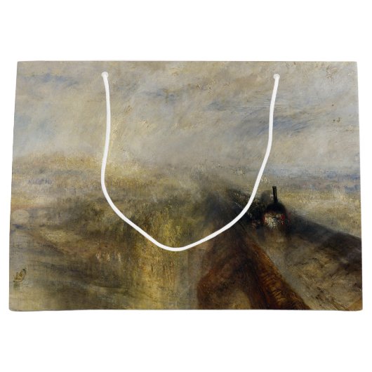 William Turner – 雨、蒸気、および速度 ラージペーパーバッグ (正面)