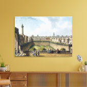 William W著、ベセスダのプール、エルサレム、パブ キャンバスプリント (インサイチュ (リビング))