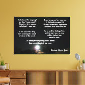 William Yeatsの詩、"茶色のペニー"キャンバス キャンバスプリント (インサイチュ (リビング))