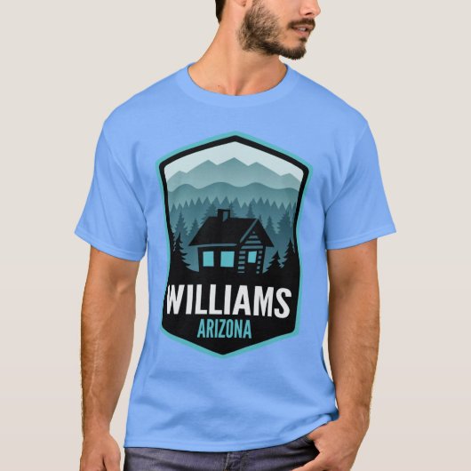 Williams Arizona Mountain Town Cabin Tシャツ (正面)