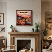 Williams Arizona Route 66 Vintage ポスター