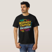 Williams Family Vacation Personalized Matching Tシャツ (正面フル)