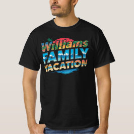 Williams Family Vacation Scenic Travel Tシャツ