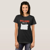 Williams Oregon USA State America Travel Oregonian Tシャツ (正面フル)