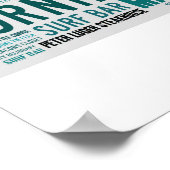 Williamsburg Brooklyn Hipsterホットスポットのポスター ポスター (角)