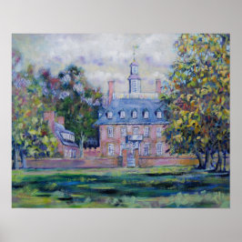 Williamsburg Welcome Painting / Artist Larry Lerew ポスター