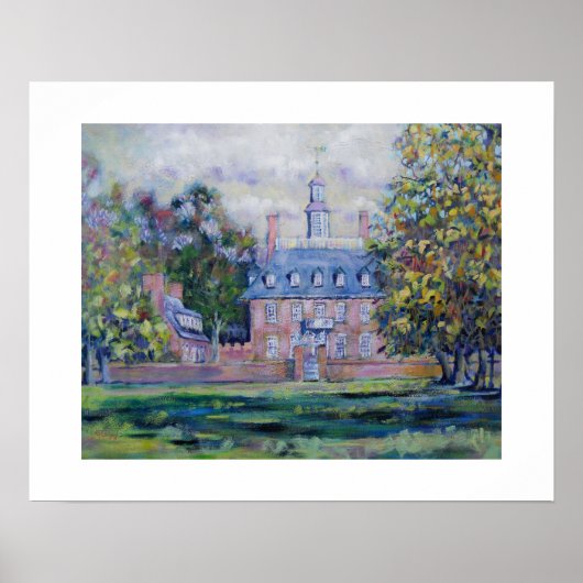 Williamsburg Welcome Painting / Artist Larry Lerew ポスター (正面)