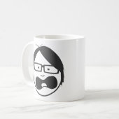 willie_bw.ai コーヒーマグカップ (正面左)