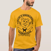 WILLIES CAVY LOGO HARRISVILLE BLACK Tシャツ (正面)