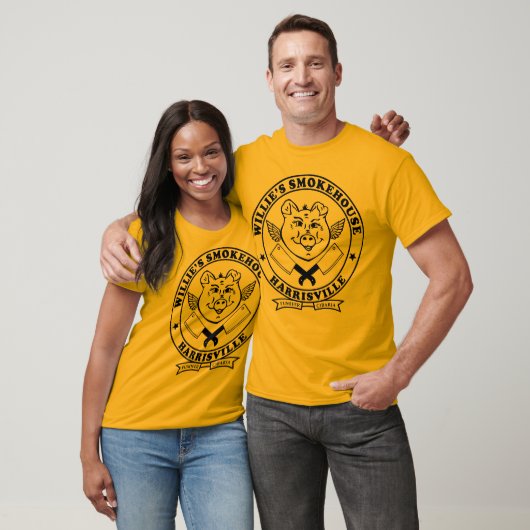 WILLIES CAVY LOGO HARRISVILLE BLACK Tシャツ (ユニセックス)