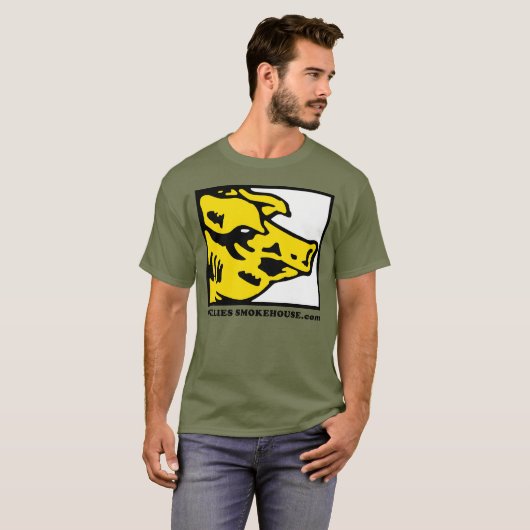 WILLIES PIGGロゴカラー（大） Tシャツ (正面フル)