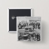 Willimanticの麻布の会社の製造所 缶バッジ (正面&裏面)