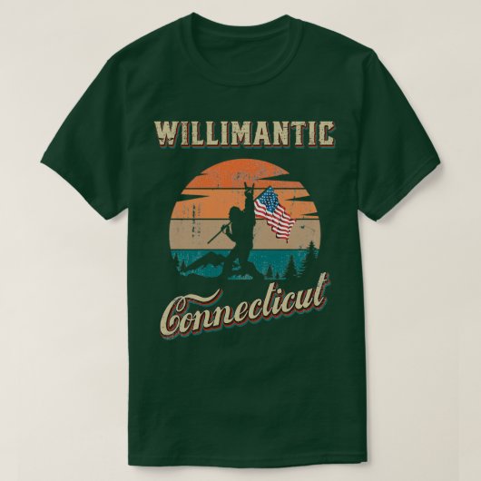 Willimantic Connecticut Tシャツ (デザイン正面)