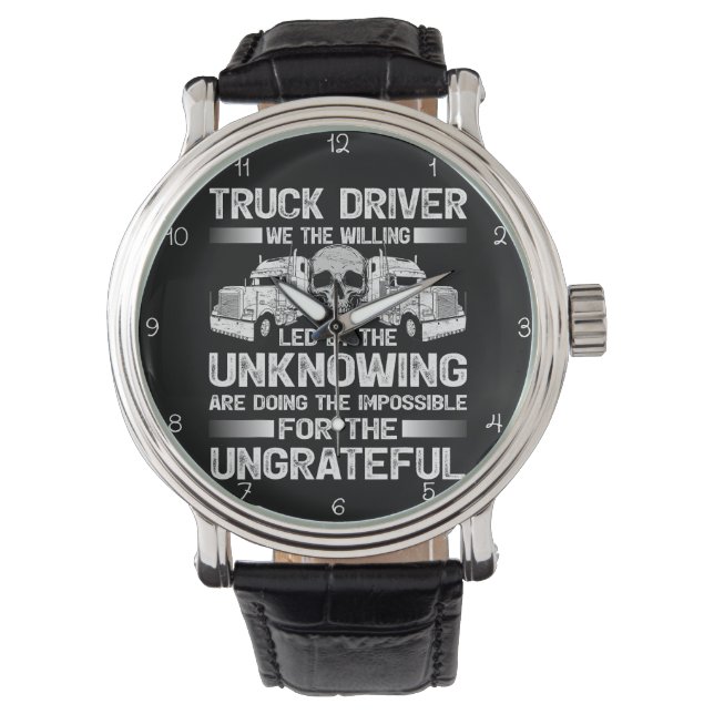 Willing Truck Driver: Impossible For Ungrateful 腕時計 (正面)