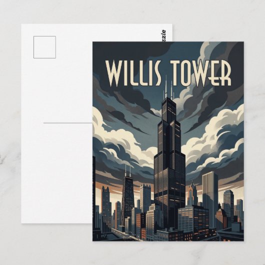 Willis Tower ポストカード (正面/裏面)