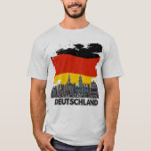 Willkommen nach deutschland tシャツ (正面)