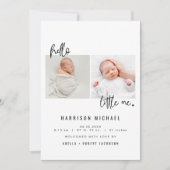 WILLOWミニマル生まれたばかりのリスト2枚の写真 招待状 (正面)