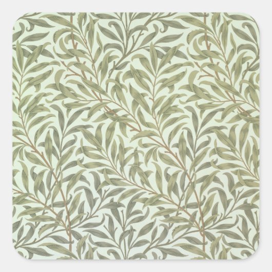 Willow Bough壁紙デザイン, 1887 スクエアシール