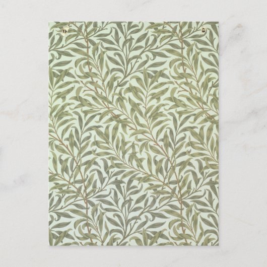 Willow Bough壁紙デザイン, 1887 ポストカード (正面)