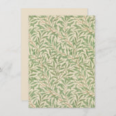 Willow Bough （William Morris著）グリーティングカード (正面/裏面)