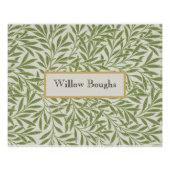 Willow Boughs by William Morris ポスター (正面)