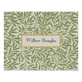 Willow Boughs by William Morris ポスター