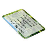 Willow by the Lake日付を保存 マグネット (右側)