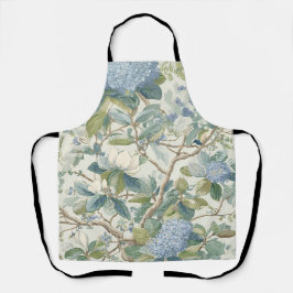Willow Little Magnolia Wallpaper Floral Coastal エプロン