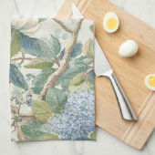 Willow Little Magnolia Wallpaper Floral Coastal  キッチンタオル (四つ折り)